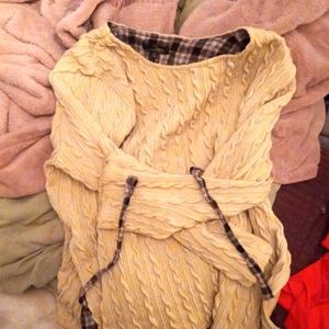 Suzanne Betro 3x flannel sweater